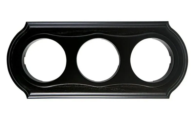 Рамка  трехместная "Элегант" , цвет - венге, ТМ "МезонинЪ" GE70703-36 - Фото 2