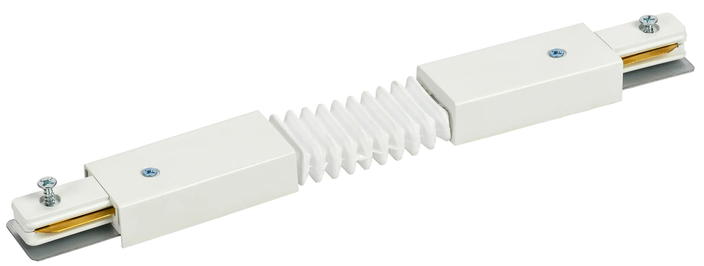 LIGHTING Соединитель гибкий внутренний для однофазного шинопровода белый IEK