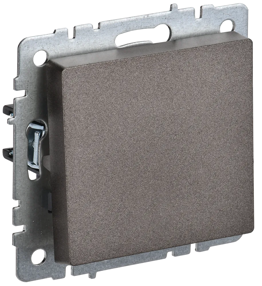 BRITE Выключатель 1-клавишный проходной 10А ВС10-1-6-БрТБ темная бронза IEK BR-V12-0-10-K45