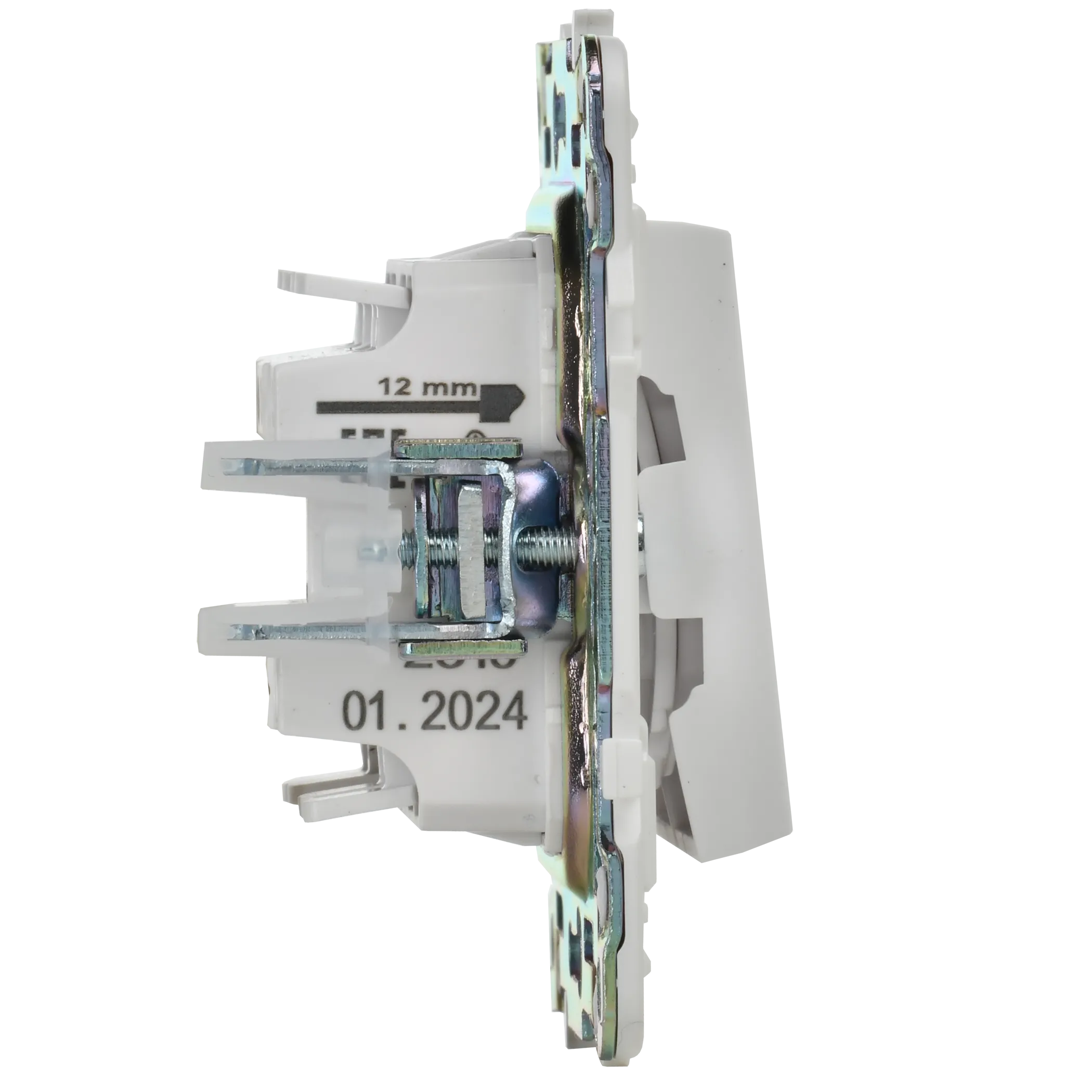 SKANDY Выключатель 2-клавишный проходной 10А SK-V05W арктический белый IEK - Фото 4