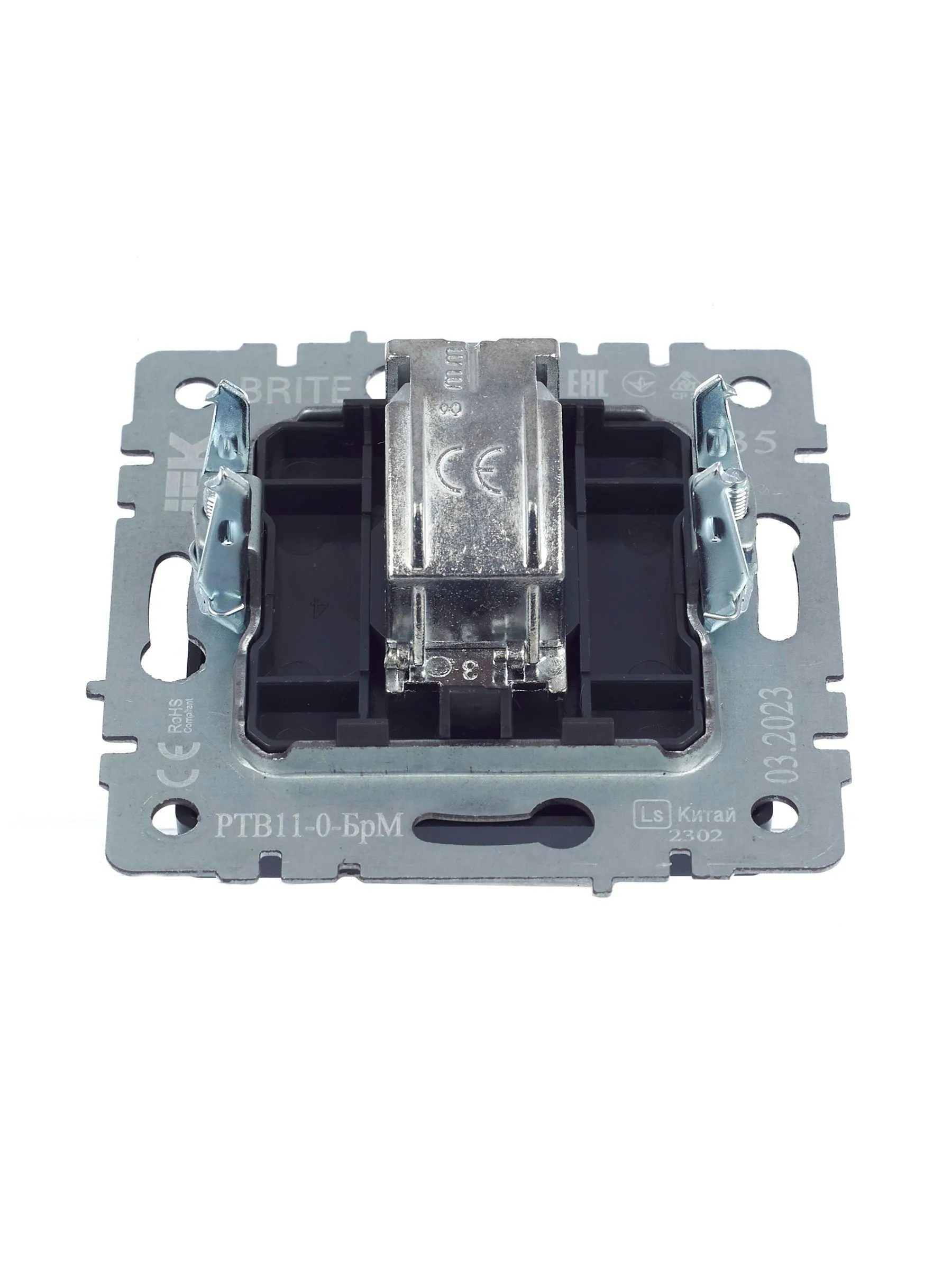 BRITE Розетка TV оконечная РТВ11-0-БрМ маренго IEK - Фото 5