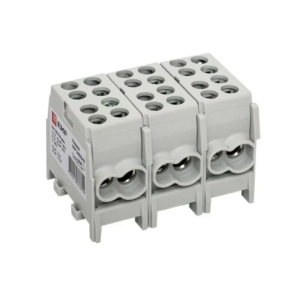 Клемма распределительная КСР с двойным винтом 2x25/2x16 серая EKF - Фото 11