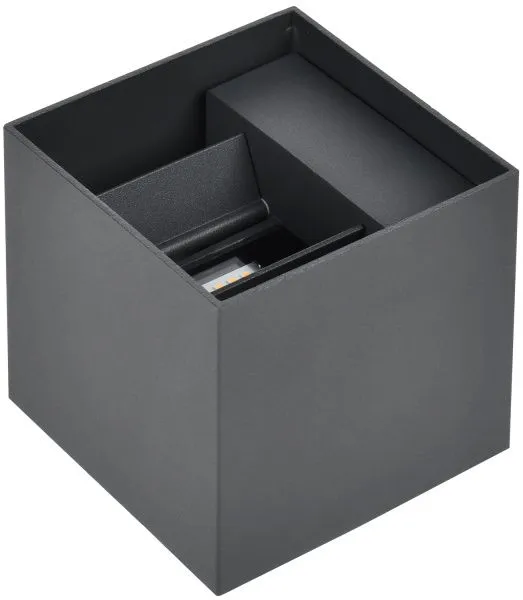 LIGHTING Светильник уличный светодиодный 5111 настенный 6Вт 4000К IP65 серый IEK