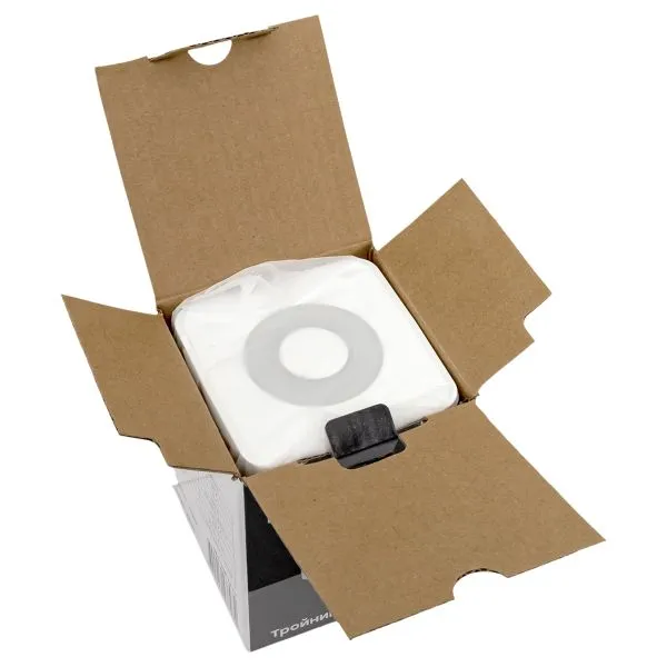 Удлинитель "Куб" 2 гнезда 2USB 2,4А+Type C + Ночник 1,3 метра 1мм2 - Фото 3