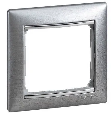 VALENA DIY Рамка 1местная алюминий матовый 694353