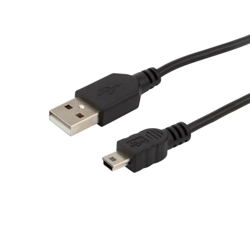 Кабель USB-A – mini USB, 1А, 1м, ПВХ, черный REXANT - Фото 4