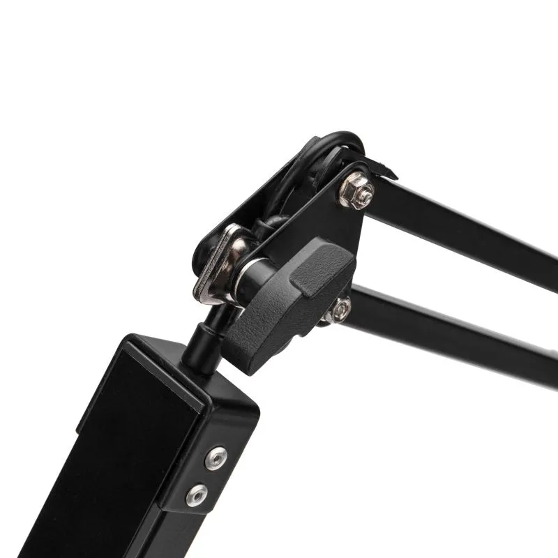 Светильник настольный с 2 креплениями (подставка и струбцина) LED, 10Вт, черный REXANT - Фото 4