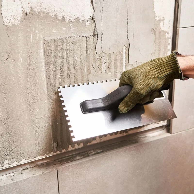 Гладилка нержавеющая 130х270 мм, зуб 6х6 мм, пластиковая ручка REXANT - Фото 3