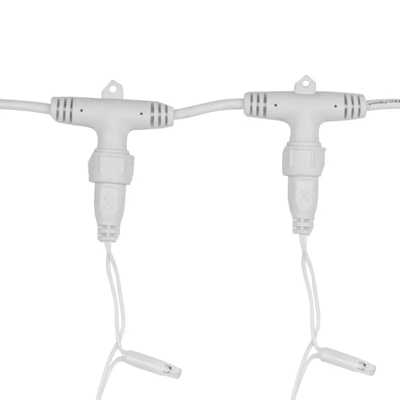 Гирлянда светодиодная Занавес 2х3м 600 LED СИНИЙ белый ПВХ IP65 эффект мерцания 230В  нужен блок 303-500-1 NEON-NIGHT - Фото 4