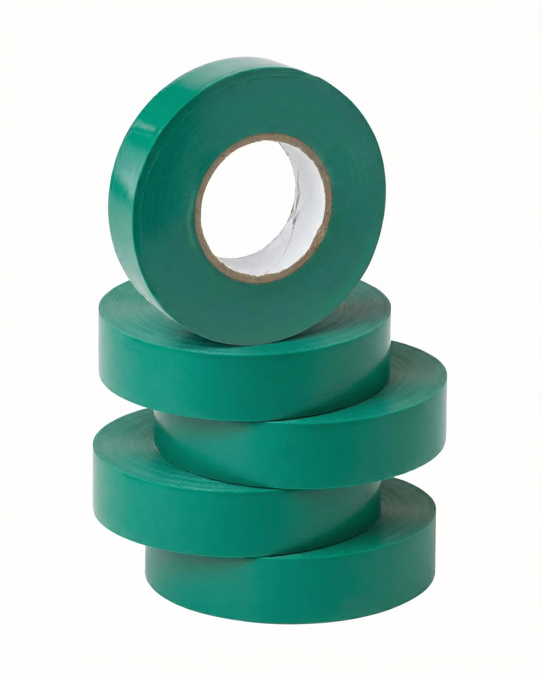 Изолента ПВХ 0,18х19мм, 20м профессиональная зеленая (5шт/уп) DEKRON