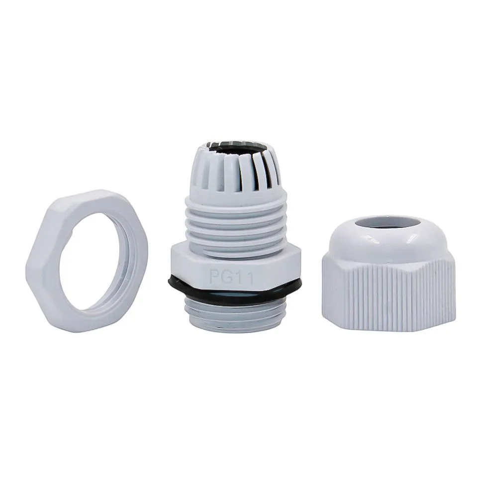 Ввод кабельный PG-11 серый, нейлон, IP68 (d кабеля 5-10 мм) - Фото 4