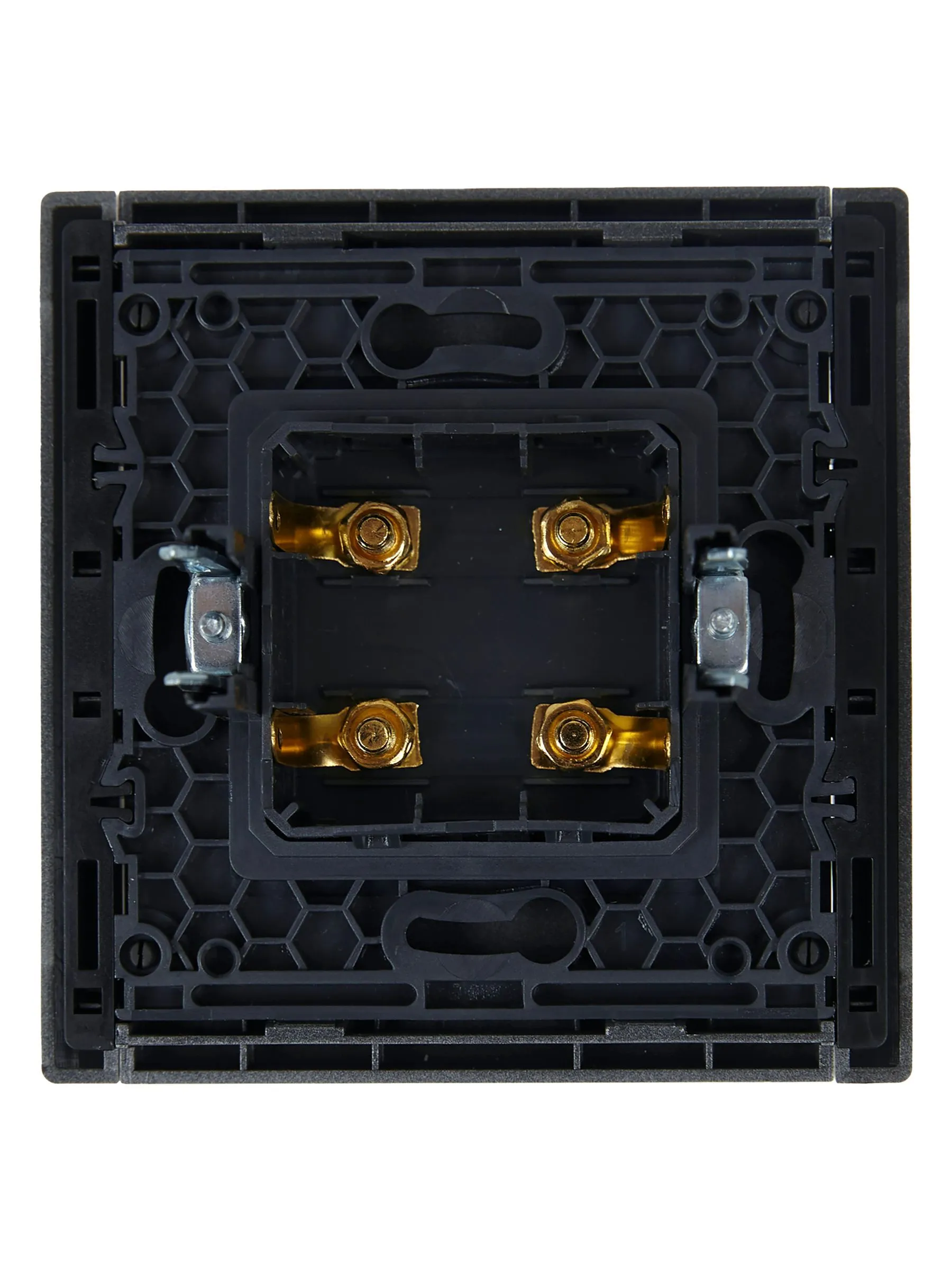 FORTE&PIANO Аудиорозетка 4-местная FP539 сталь IEK - Фото 3