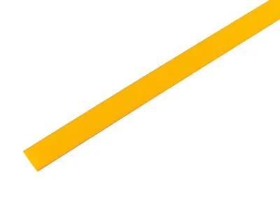 Трубка термоусаживаемая ТУТ нг 9,0/4,5мм, желтая, упаковка 50 шт. по 1м REXANT 20-9002