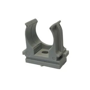 Крепеж-клипса для монтаж. пист. d25 мм (100 шт) серая EKF-Plast derjp-z-25