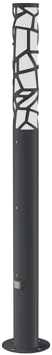 Светильник L-park PILLAR 2,4/40/С/840/03/PKII-71/220AC IP66 VP RAL7015 Муар LEDEL