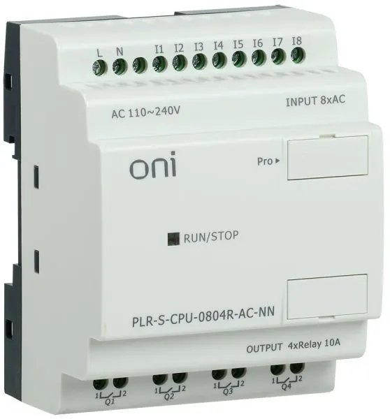 Логическое реле PLR-S. CPU0804(R) 220В AC без экрана ONI