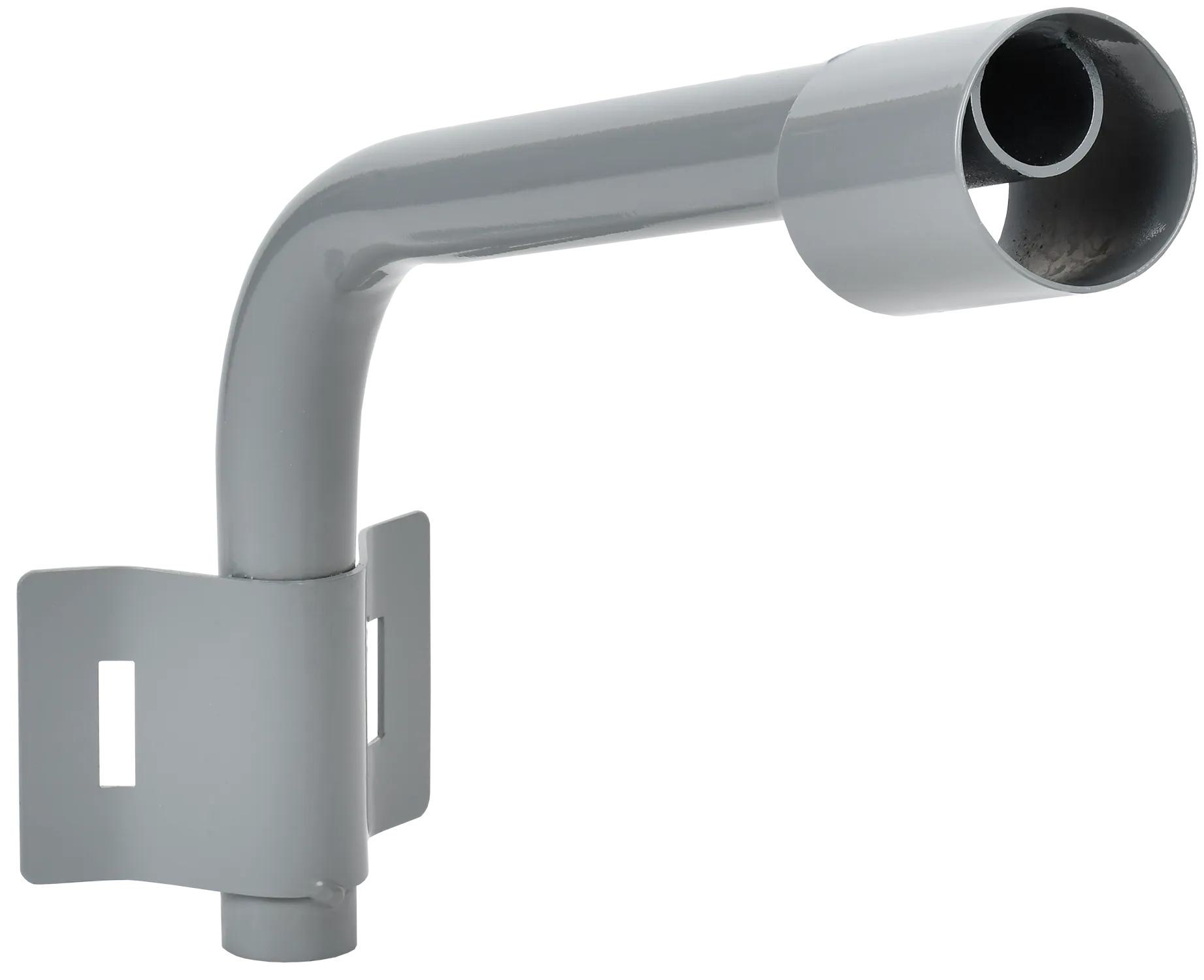 LIGHTING Кронштейн КР-1 D=60мм L=350мм под монтажную ленту 1 хомут серый IEK LT-DKU0D-CR-60-35-21-K03