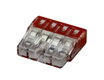 2273-244 Экспресс-клемма с пастой 4-проводная до 2,5 мм², (100 шт./уп.) WAGO - Фото 2