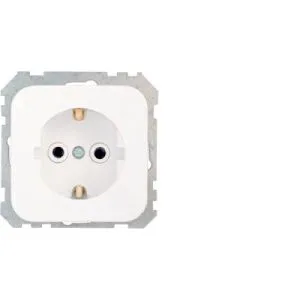 Розетка с заземляющим контактом скрытой установки РС16-493 з 234BY