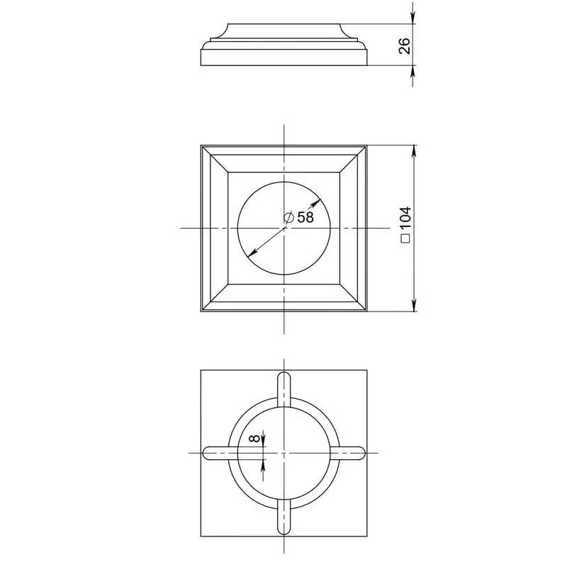 Рамка одноместная "Престиж" бук натуральный, для наружного и внутреннего монтажа, ТМ "МезонинЪ" GE70 - Фото 2
