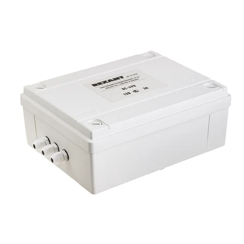 Блок питания резервированный 12В, 3А, под АКБ 7А/ ч, уличная установка DC-498 