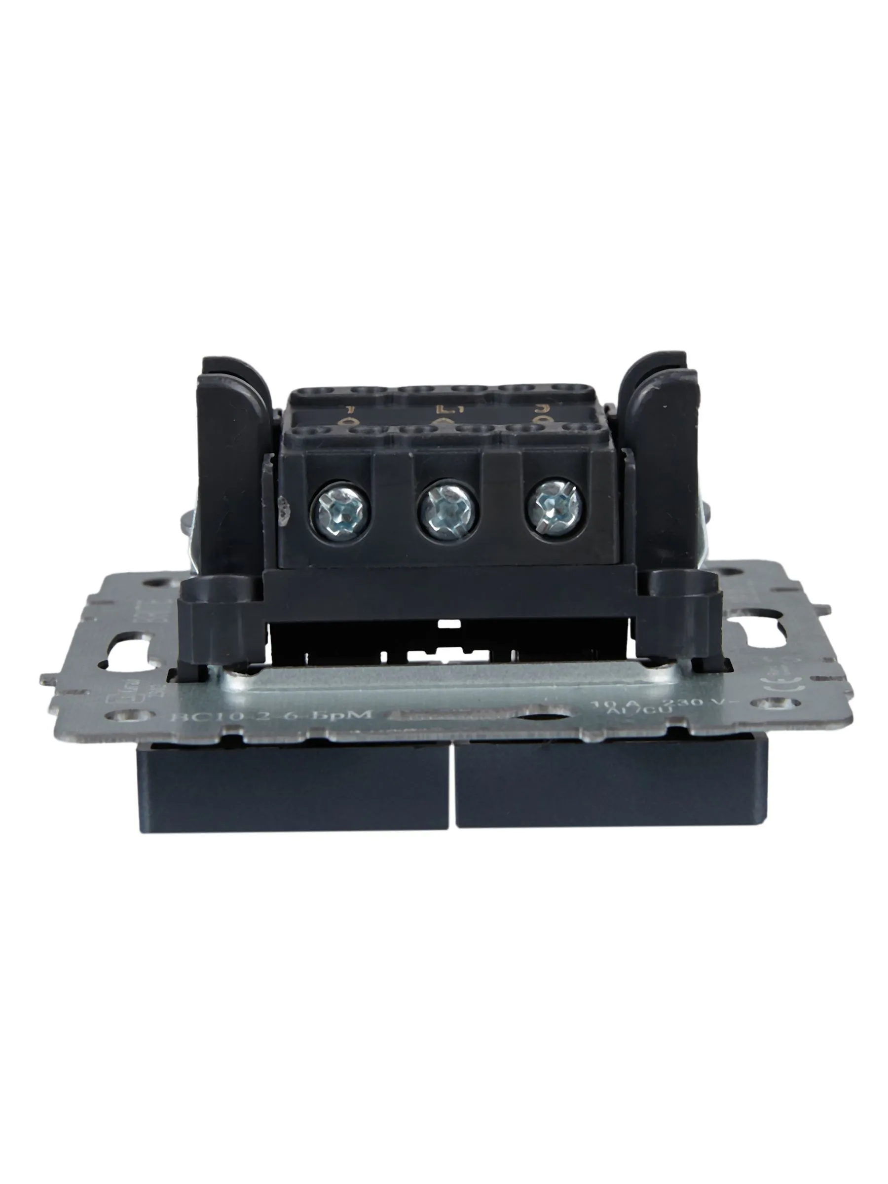 BRITE Выключатель 2-клавишный проходной 10А ВС10-2-6-БрМ маренго IEK - Фото 6