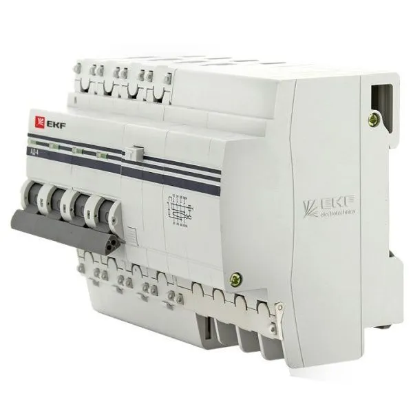 Диф. автомат 4P 63А 300мА тип АС х-ка C эл. 4,5кА АД-4 EKF - Фото 4