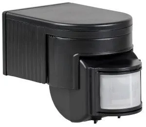 Датчик движения ДД-012 1100Вт 180град 12м IP44 черный IEK LDD10-012-1100-002