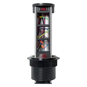 Встраиваемая мини-колонна с беспроводной зарядкой 15Вт, 6 модулей C-Line cl-vmkwc-6-s