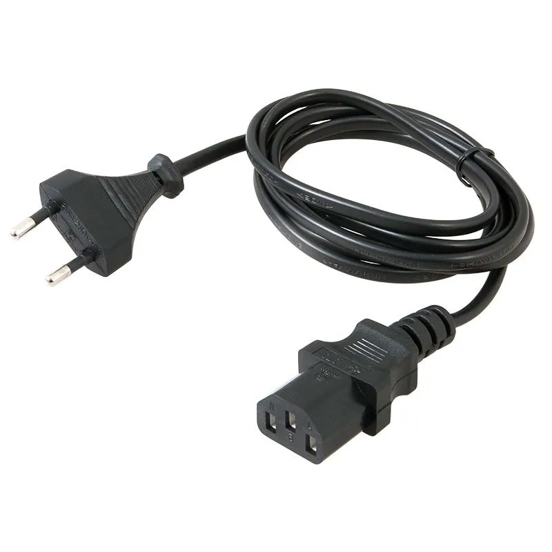 Шнур сетевой, вилка - евроразъем С13, кабель 2x0,75 мм², длина 1,8 метра (PE пакет) REXANT - Фото 2