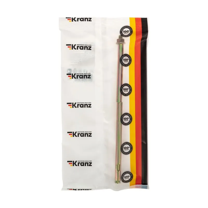 Анкерный болт KRANZ с гайкой 10х250, пакет (1 шт./уп.) - Фото 3