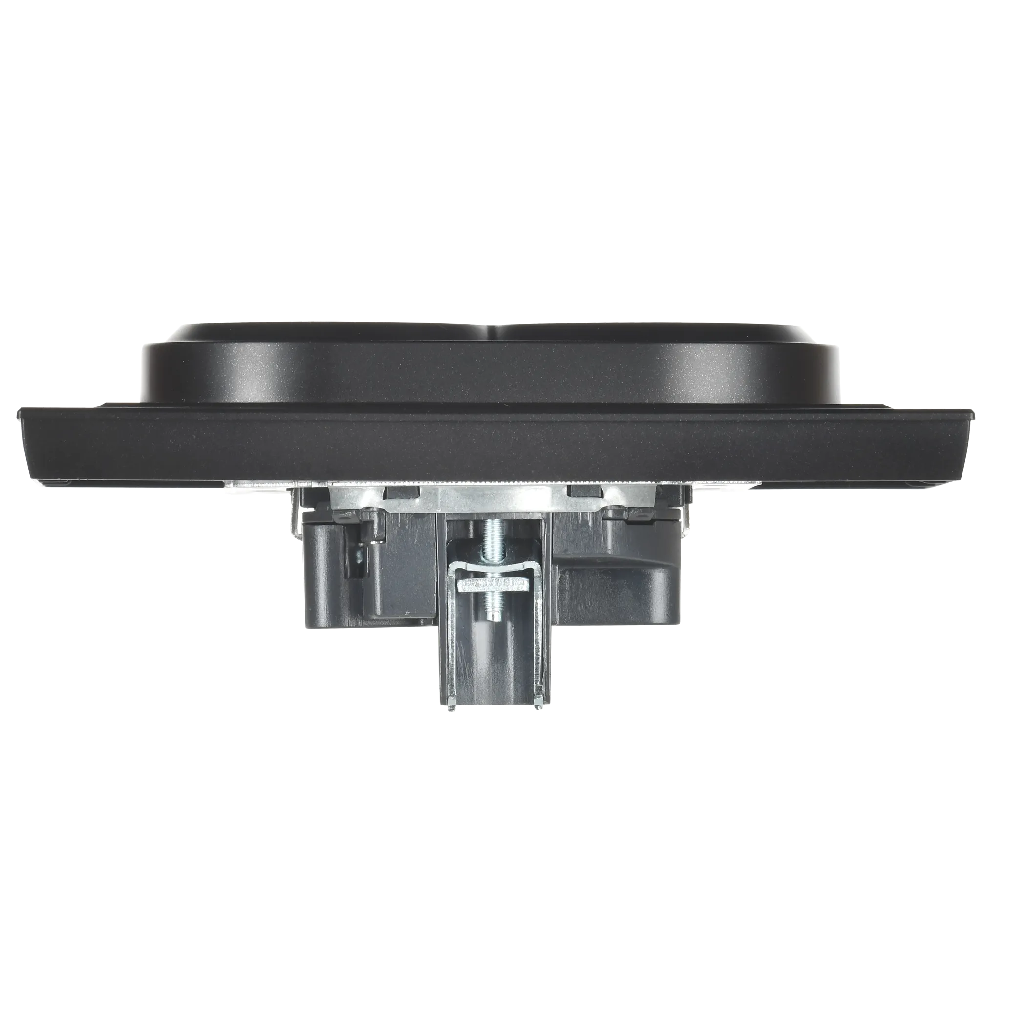 BRITE Розетка 2-местная с заземлением с защитными шторками 16А в сборе РСш12-3-БрЧ черный IEK - Фото 5