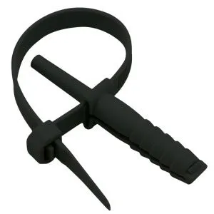 Хомут дюбельный черный (7х150) (50шт.) EKF PROxima plc-nst-7.2x150b