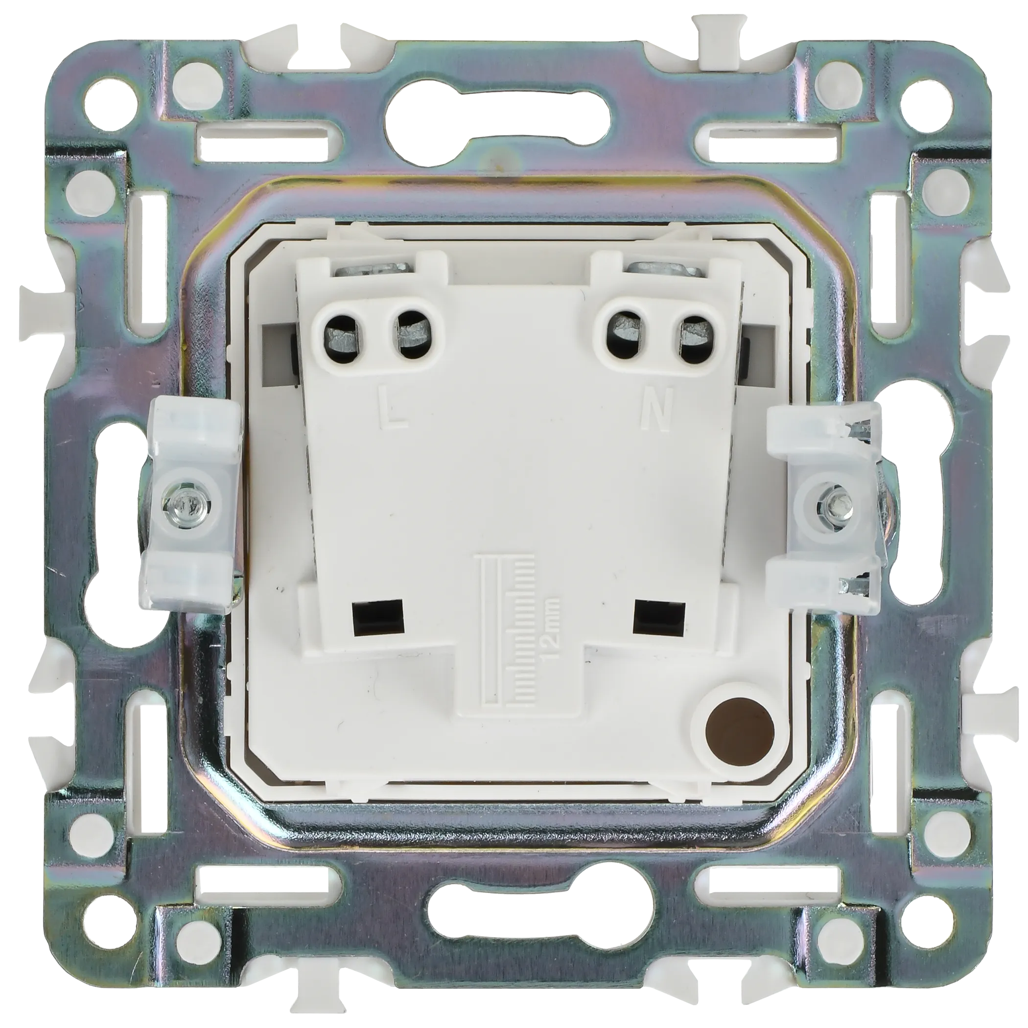 SKANDY Розетка без заземления без защитных шторок 10А SK-R02W арктический белый IEK - Фото 3