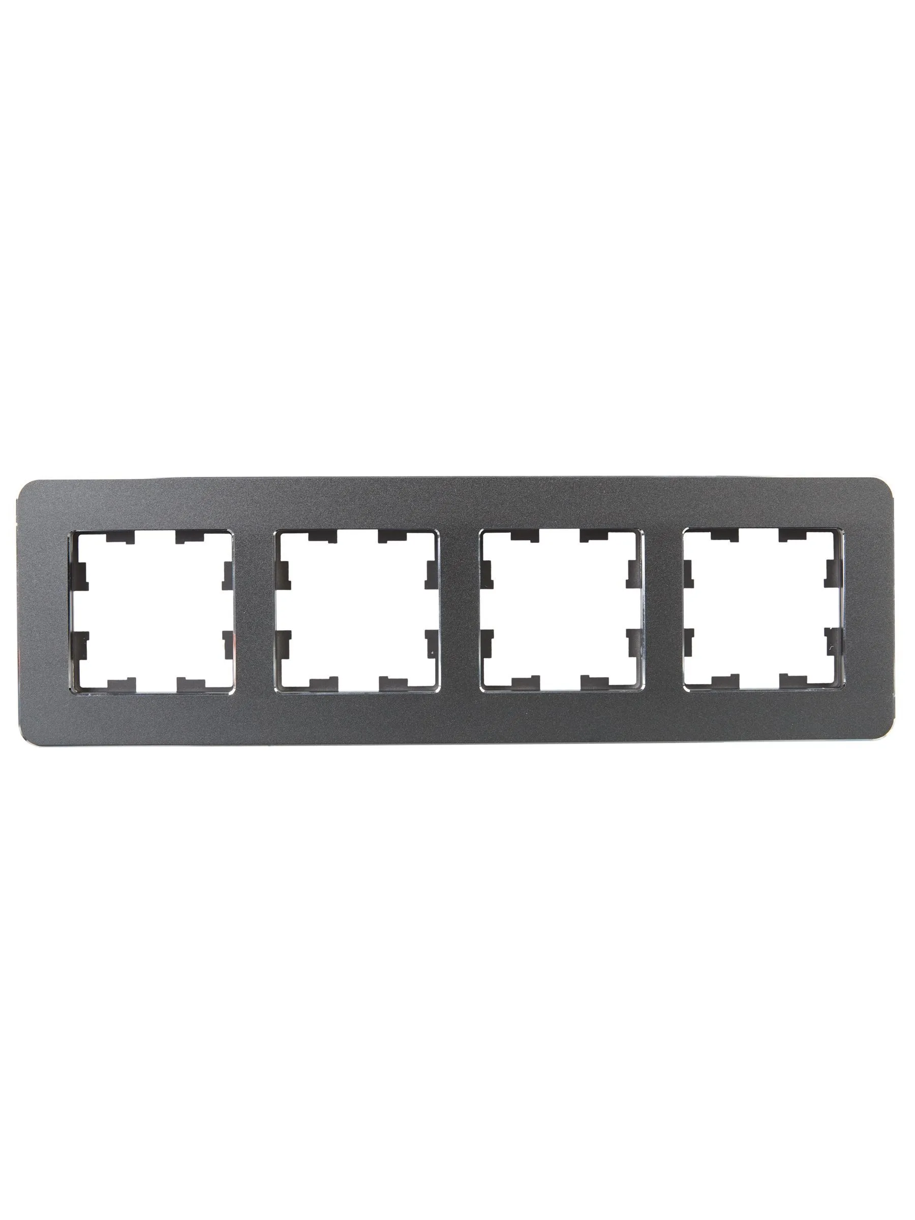 BRITE Рамка 4-местная РУ-4-1-Бр металл титан RE IEK - Фото 6