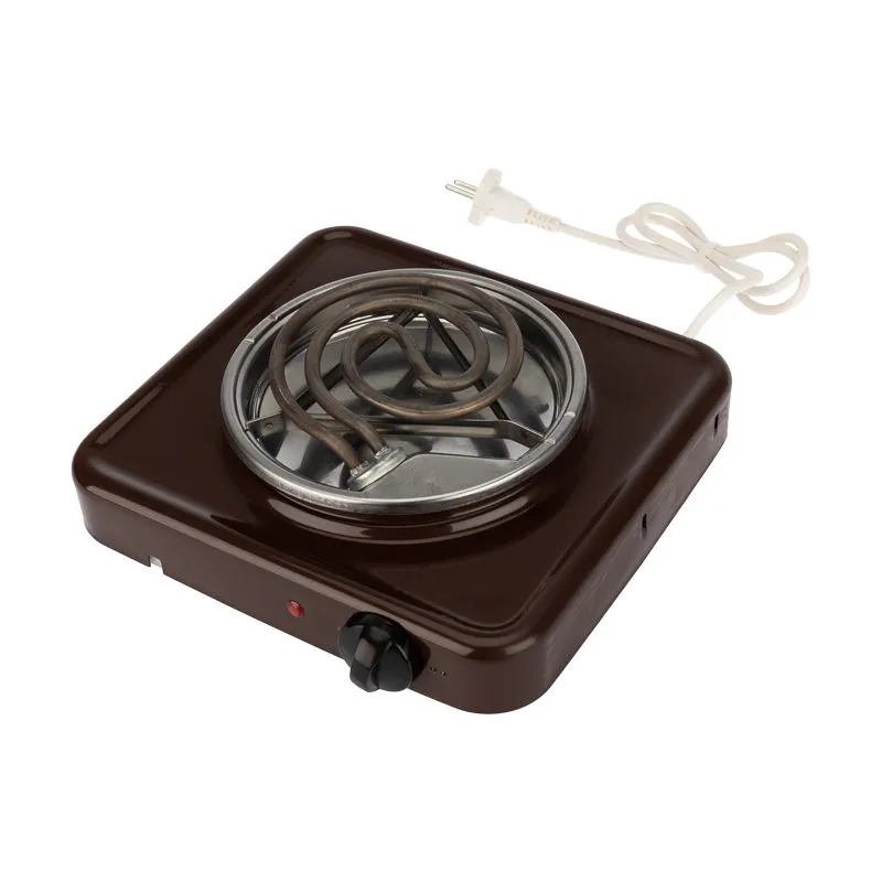 Электроплитка одноконфорочная, ТЭН 1,0 кВт/220В, коричневая ЭПТ1-1,0/220 ПСКОВА-1