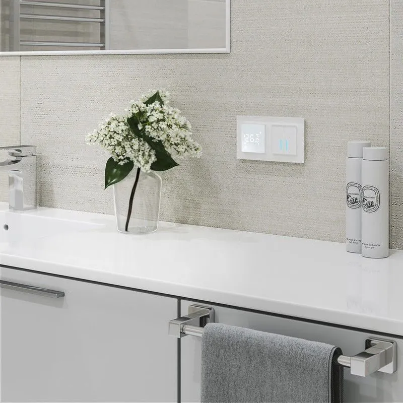 Сенсорный терморегулятор для теплого пола Wi-Fi (белый) Werkel - Фото 2