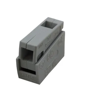 224-101 Клемма для осветительного оборудования  (1,0-2,5)/(0,5-2,5) мм², серая (100 шт./уп.) WAGO - Фото 2