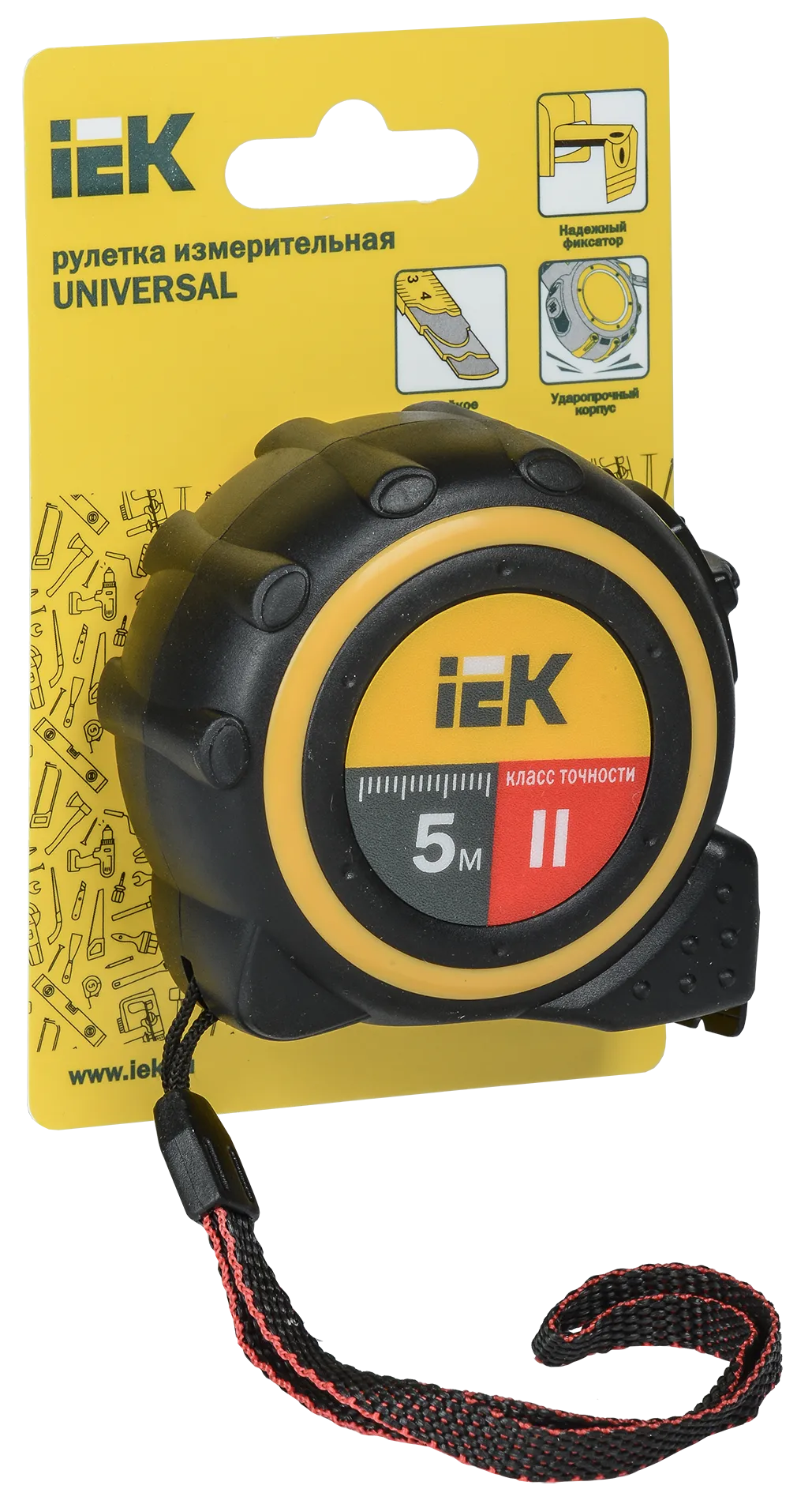 Рулетка измерительная UNIVERSAL 5м IEK - Фото 2