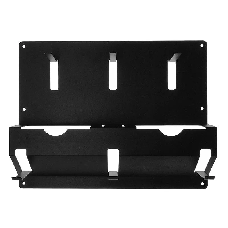 Держатель для угловых шлифмашинок и отрезных дисков, настенный, с крючками, черный REXANT 38-0665