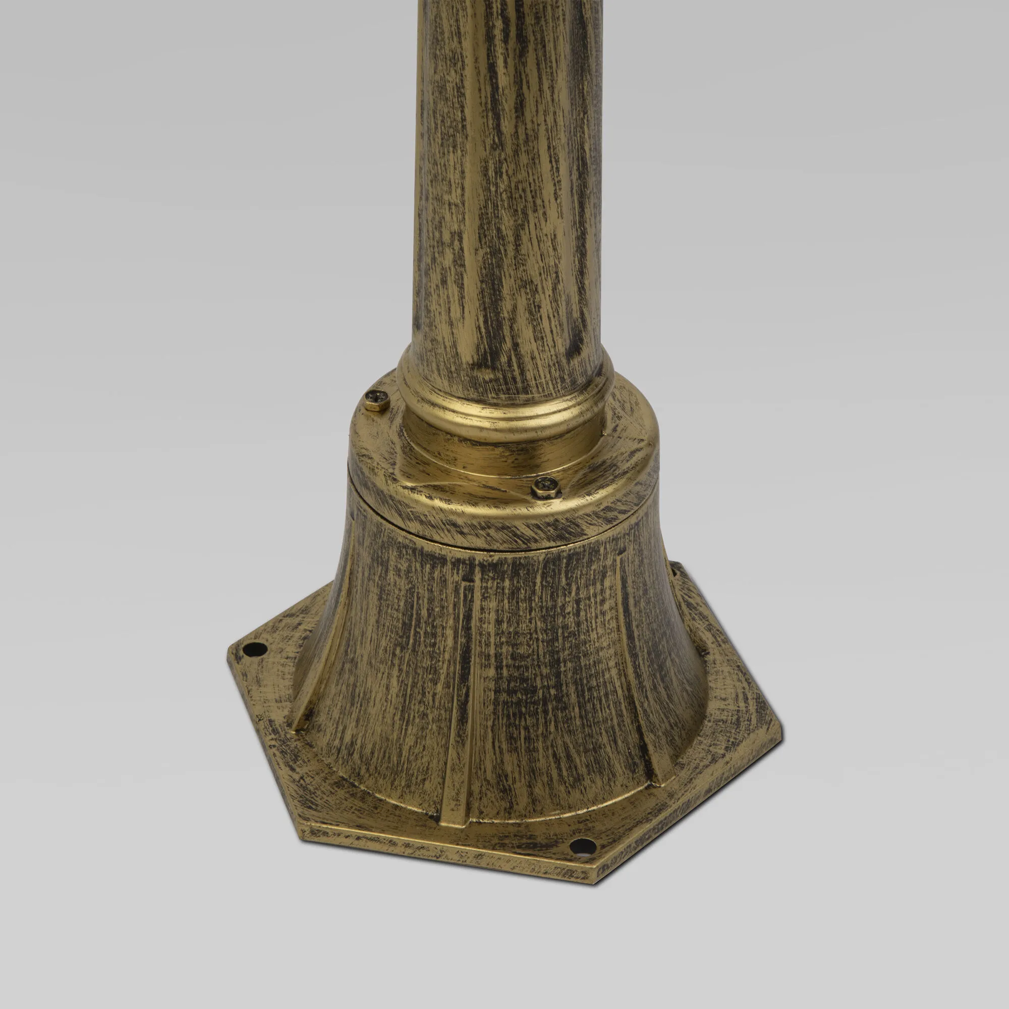 Светильник уличный на столбе IP44 Sirius F черное золото Elektrostandard - Фото 5