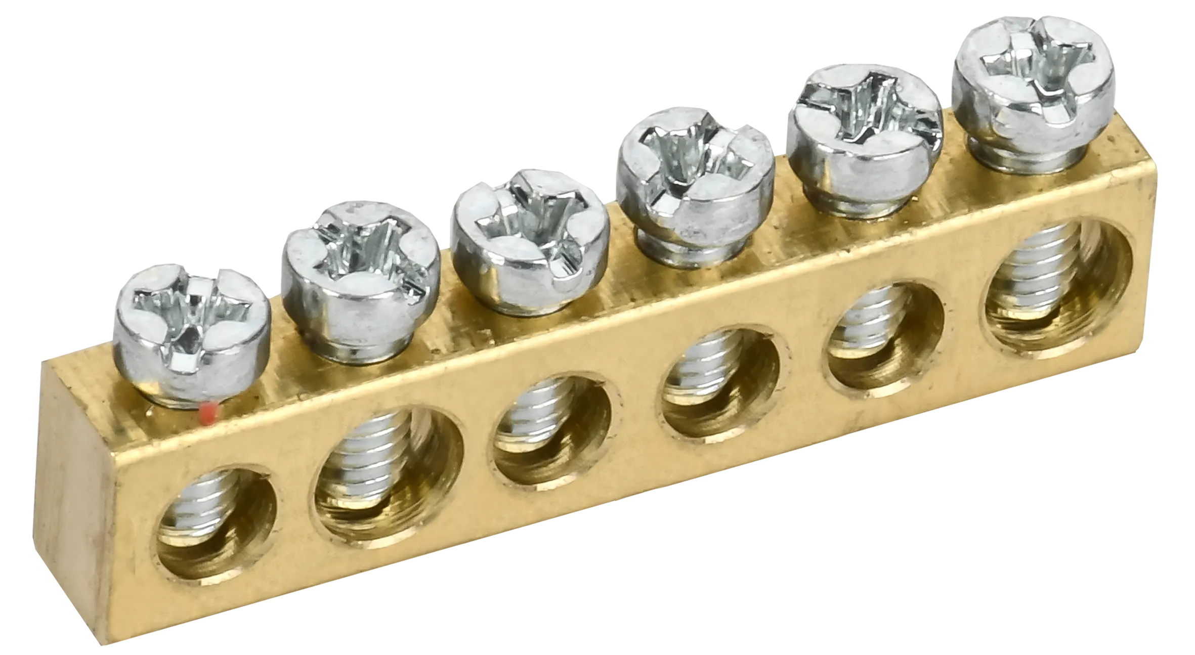 TEKFOR Шина нулевая сечение 6х9 6 отверстий IEK 