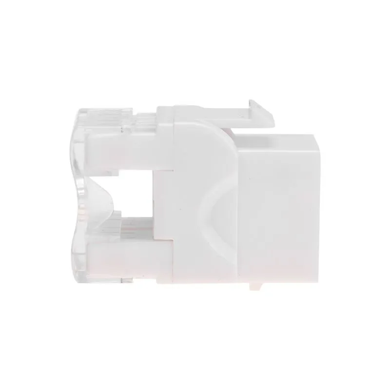 Модуль Keystone Jack RJ-45(8P8C), UTP неэкранированный, CAT 5e, тип 180 градусов, белый REXANT PRO - Фото 3
