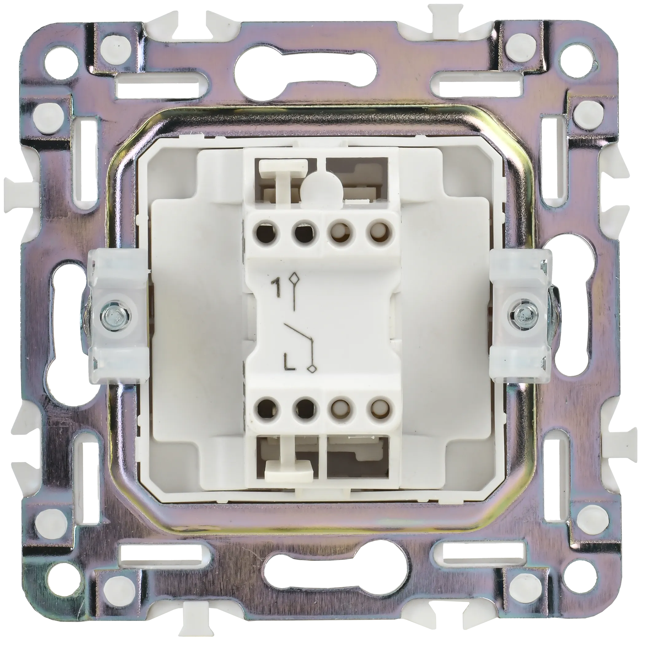 SKANDY Выключатель 1-клавишный 10А SK-V01W арктический белый IEK - Фото 4