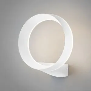 Светильник светодиодный уличный настенный Ring IP54 1710 TECHNO LED белый Elektrostandard a054931