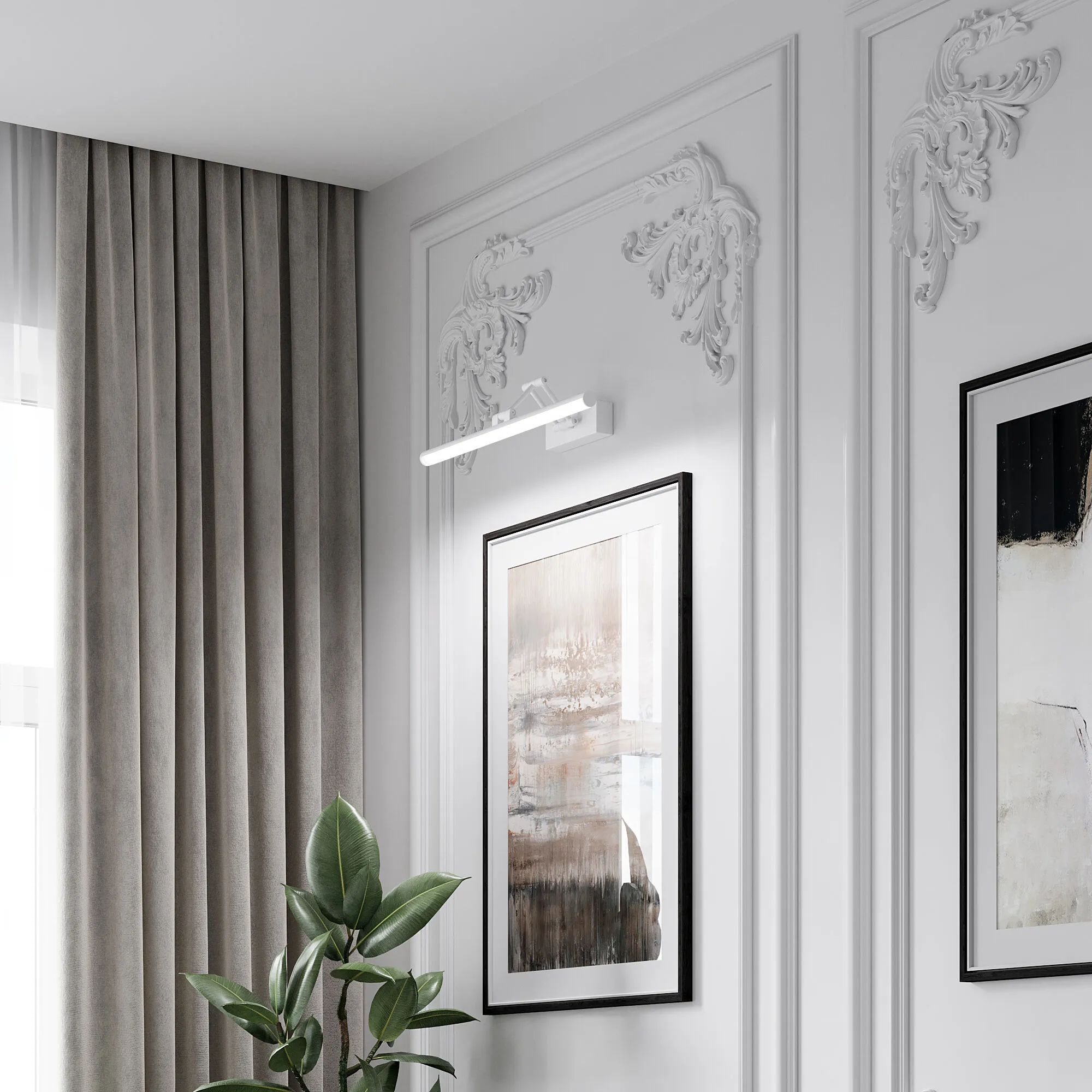 Светильник настенный светодиодный Monza LED белый 4000К 40128/LED белый Elektrostandard - Фото 2