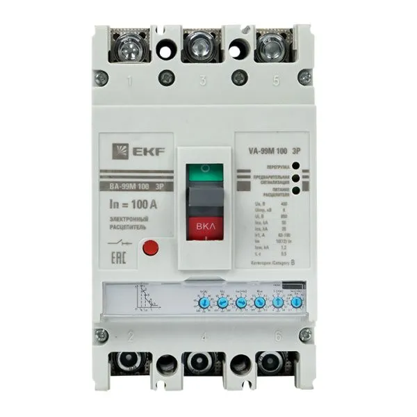 ВА-99М 100/100А 3P 50кА с электронным расцепителем EKF - Фото 3