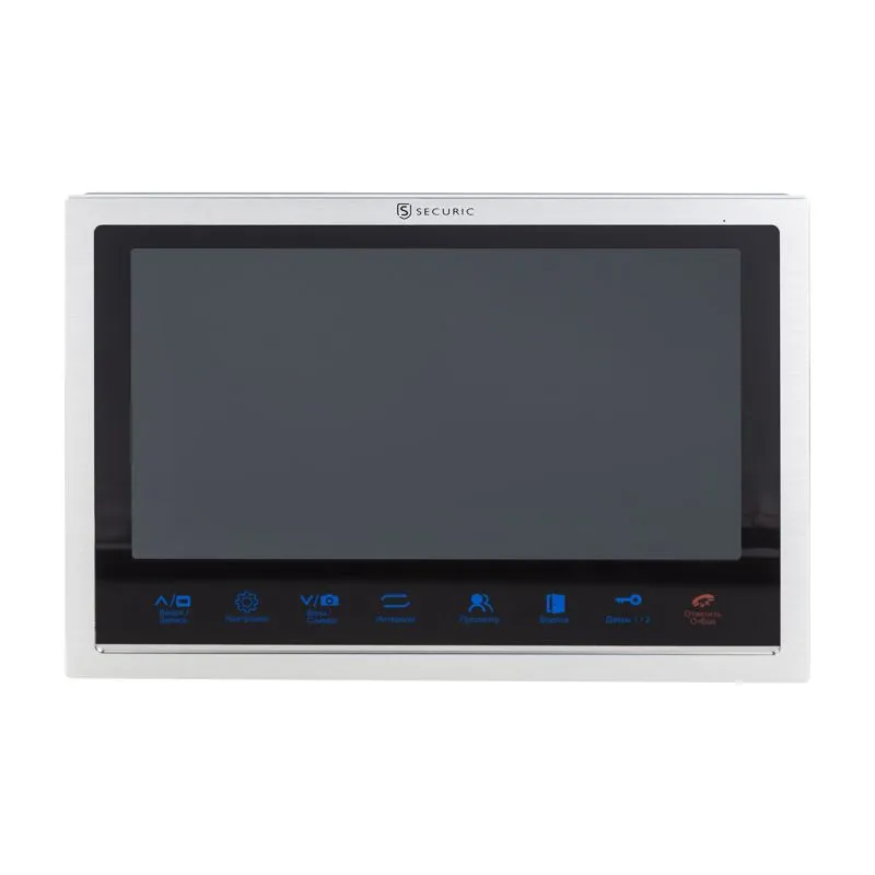 Цветной монитор видеодомофона 10,1" формата AHD, с сенсорным управлением, детектором движения, функцией фото- и видеозаписи (модель AC-339)