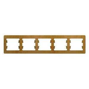 Рамка 5-м Glossa горизонт. дерево дуб SE GSL000505 288538