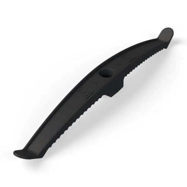 Держатель кабеля двусторонний для прямого монтажа черный (20шт/уп) Промрукав